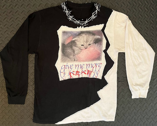 Long Sleeve Kitten Shirt (Large)
